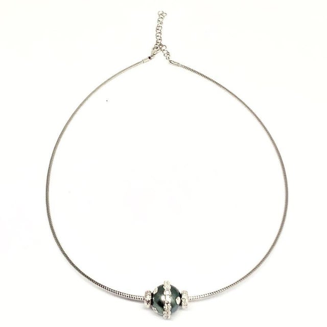 Fine Quality Tahitian Pearl Diamond Necklace 0.60 CT 14k Gold 13 mm Certified $4,950 915320 This is a Unique Custom Made...
