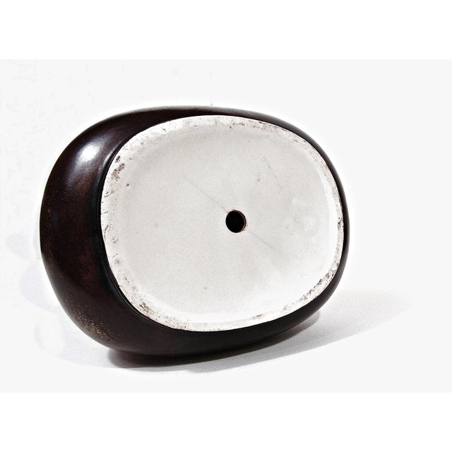 Vintage Hand-Painted Moriage Style Gourd Vase With Raised Floral Detail For Sale - Image 14 of 14