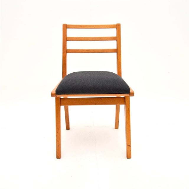 Black Vintage Redford Dining Table and Chairs from G-Plan, 1950, Set of 5 For Sale - Image 8 of 11