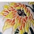 1990s Vintage MCM Signed Studio Art Pottery Sunflower Handmade Ceramic Vase For Sale - Image 5 of 6