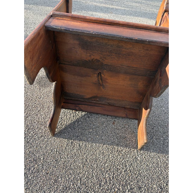 Wood Late 20th Century Vintage Habersham Plantation Style Lambing Chair For Sale - Image 7 of 9