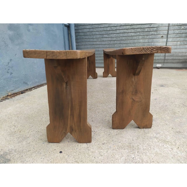 Set of Antique Benches For Sale - Image 5 of 13