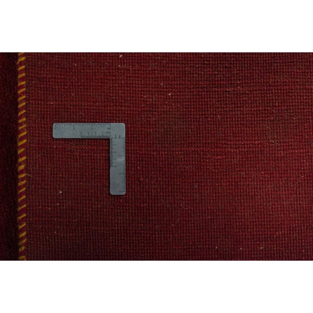 Hand-Knotted Gabbeh Loribaft Rug For Sale - Image 10 of 11