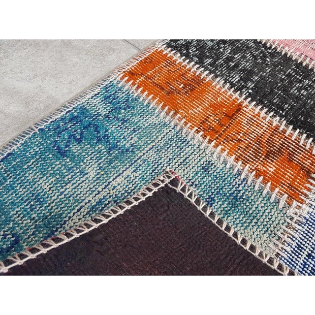 Vintage Handknotted Hallway Runner For Sale - Image 9 of 10