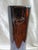 Elevate your space with this stunning vintage Murano art glass bottle vase. Blown in a rich, warm amber brown tone, this...