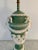 Green Antique Wedgwood Jasperware Ram's Head Table Lamp For Sale - Image 8 of 13