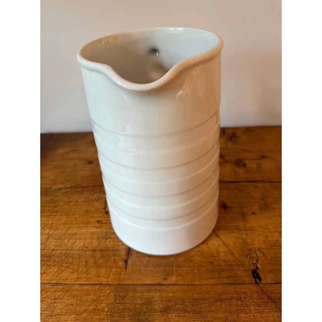 American Late 20th Century Ralph Lauren Ironstone Pitcher Vase, Made in England For Sale - Image 3 of 6
