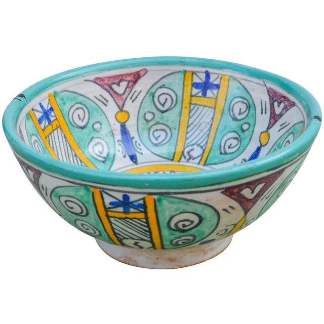 Mid 20th Century Afro-Moresque Ceramic Bowl For Sale - Image 11 of 11