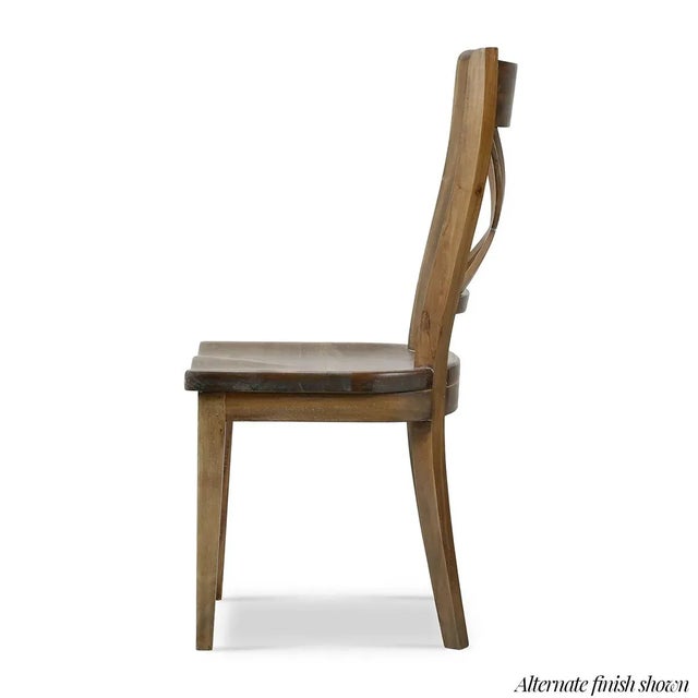 French Provincial Style White Painted Dining Chairs- Set of 2 For Sale - Image 4 of 6