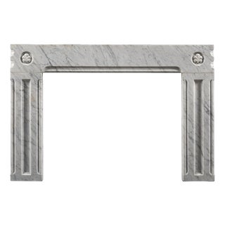 Carrara Marble Frame Fireplace For Sale