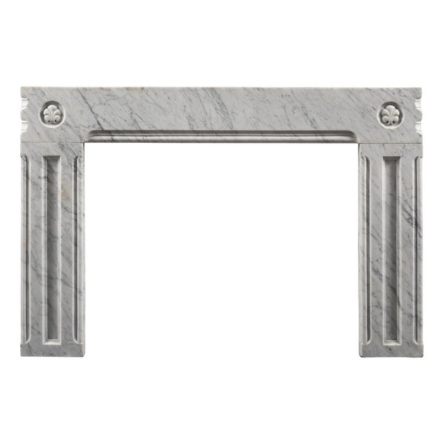 Carrara Marble Frame Fireplace For Sale