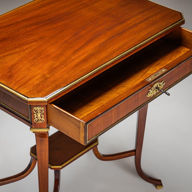 Metal Empire Side Table, Vienna, 1810 For Sale - Image 7 of 11