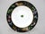 Darling Lynn Chase Jaguar Jungle theme rimmed soup bowl set of 4. Porcelain with colorful feline, humming bird, turtle,...