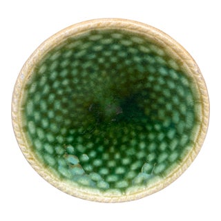 Etruscan Majolica Butter Pat, Circa 1890 For Sale