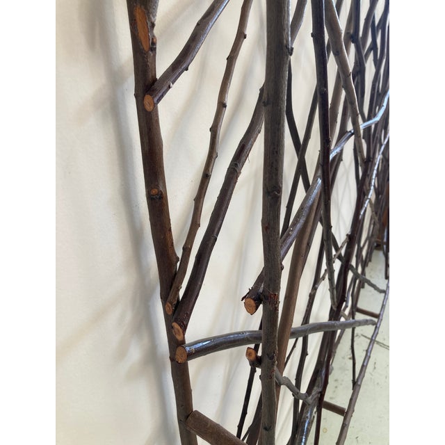 Branch Wall Sculpture in an Organic form in the manner of Charles Arnoldi . Very large scale at 82” x 82”. Fabulous...