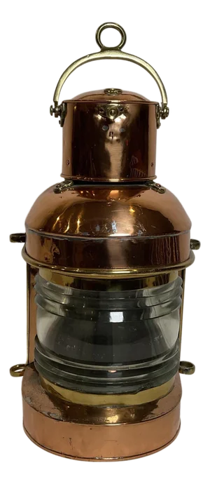Solid Copper French Ships Lantern