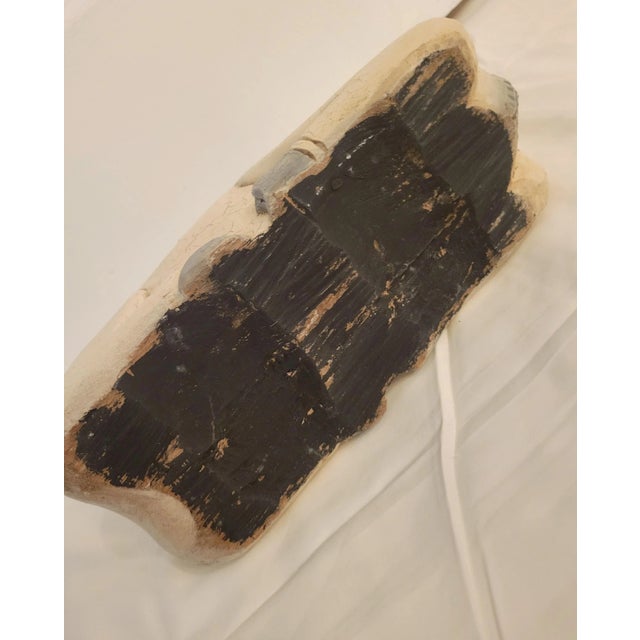 1990s Whimsical Sculpted Lying Decorative Carved Wood Camel Room Decor Statues- a Pair For Sale - Image 5 of 7