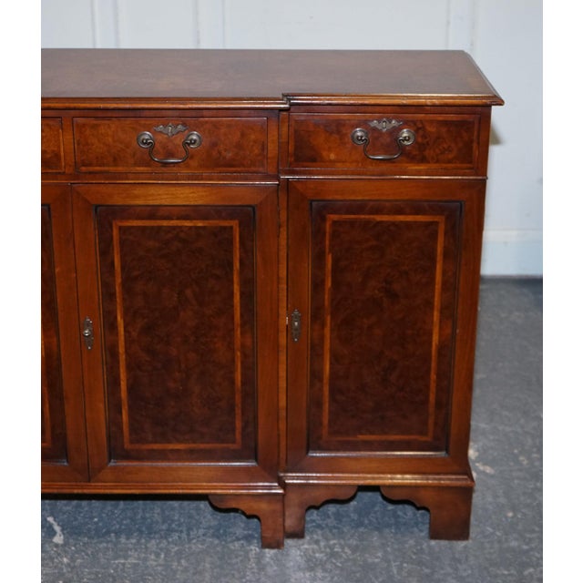 2000 - 2009 Antique Victorian Burr Walnut Sideboard by Jan Smith Brighton For Sale - Image 5 of 18