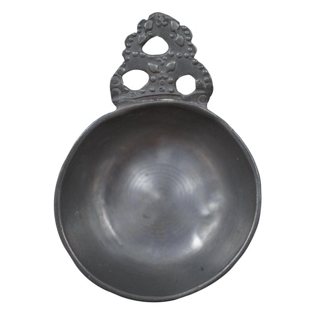 Antique 18th Century Childs Pewter Porringer Cup Bowl Porridge Dish For Sale - Image 12 of 12