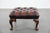 Dark Brown Chesterfield Footstool in Cowhide For Sale - Image 4 of 12