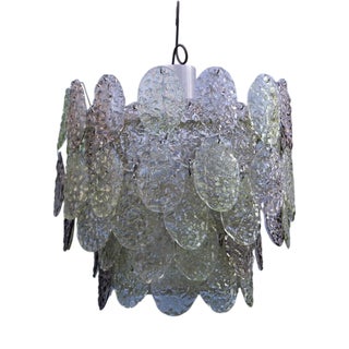 TORCELLO Murano Glass Chandelier by Gino Vistosi, 1960 For Sale