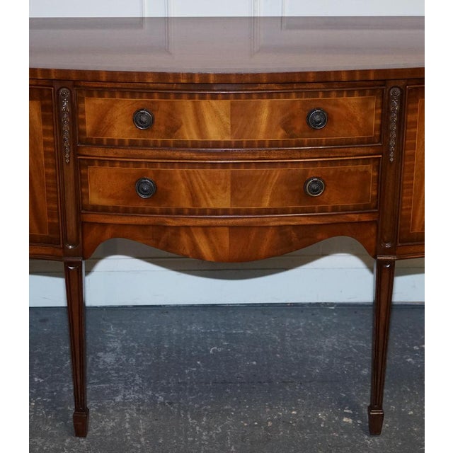 Vintage Edwardian Hardwood Sideboard Made by Jaycee Furniture For Sale - Image 5 of 18