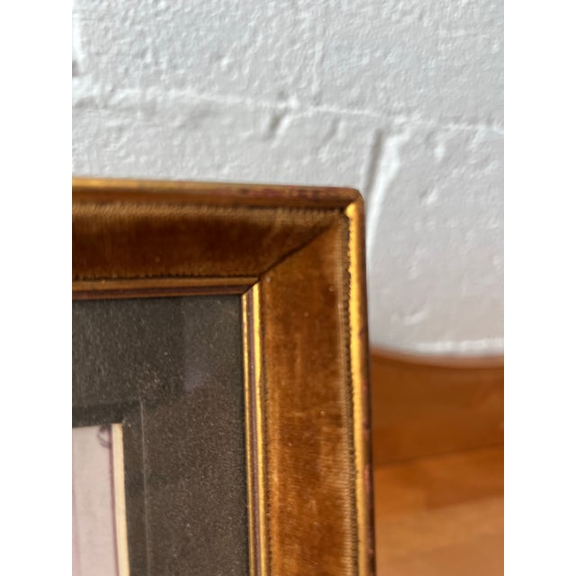 Paper 1970s Bohemian Glamour Portrait Photograph in Gilt Frame, Vintage Studio Nude For Sale - Image 7 of 7