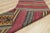 Textile 1950s Traditional Red Striped Kilim Rug For Sale - Image 7 of 13