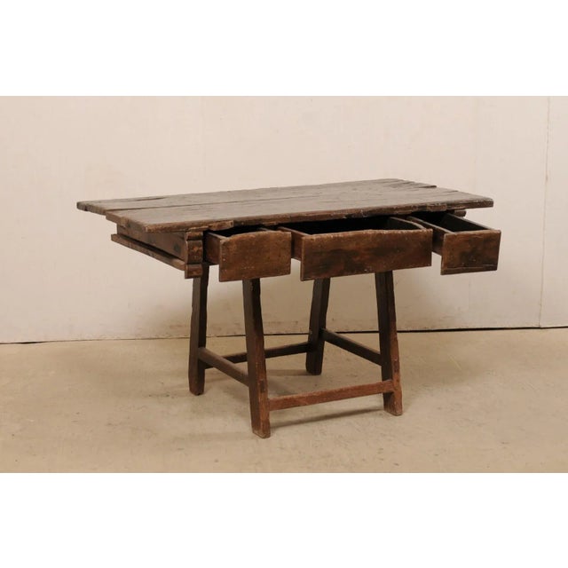 18th Century 18th Century Brazilian Peroba Wood Console Table For Sale - Image 5 of 12