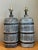 Black Vintage Geometric Ceramic Table Lamps - Pair For Sale - Image 8 of 12