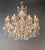 Late 19th Century Large Crystal Rustic Antique Chandelier Classic Traditional Solid Wide Glass For Sale - Image 6 of 15