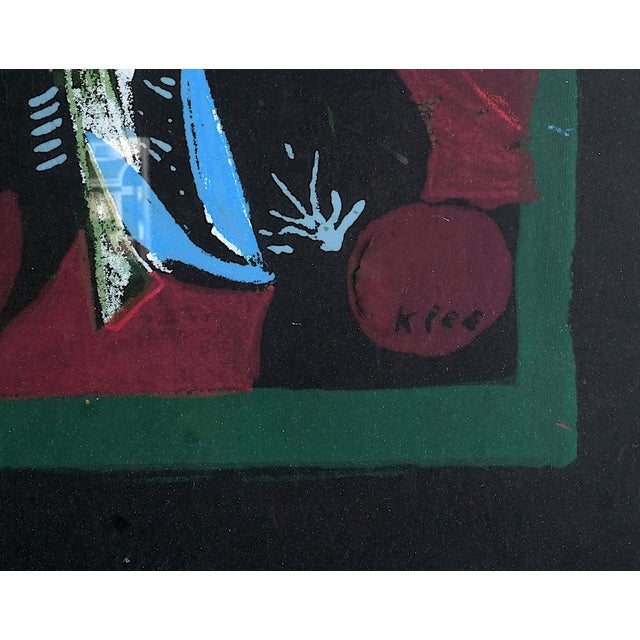 Paul Klee's (SWITZERLAND / GERMANY, 1879 - 1940) famous color lithograph titled "Landscape With Yellow Birds". Signed...