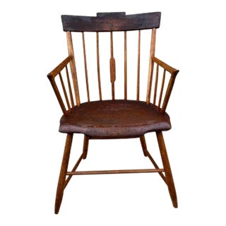 American Pine and Cherry Armchair. 19th Century For Sale