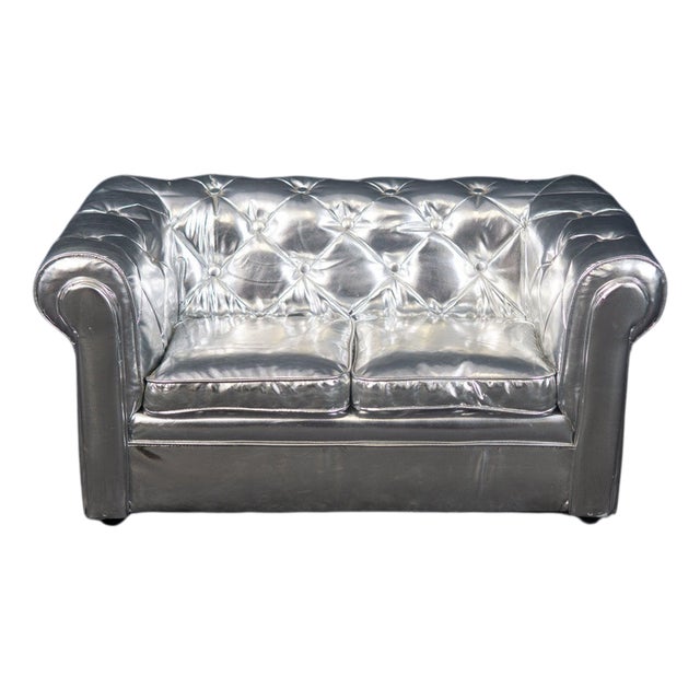 Small English Chesterfield Sofa For Sale