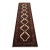Hamedan Runner 2’9” X 9’2” Ivory Wool Vintage Tribal Hand-Knotted Rug For Sale