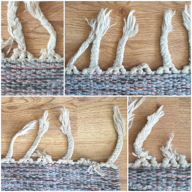 Large Handwoven Rug by Ingegerd Silow, Sweden, 1950-1970s For Sale - Image 9 of 11