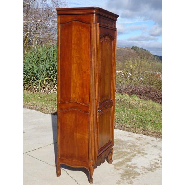 Louis XV Style Cherrywood Bonnetière, 1980s For Sale - Image 17 of 18