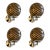 Contemporary Beige and Brown “Rods” Murano Glass Wall Sconces SimoEng - Lot of 4 For Sale
