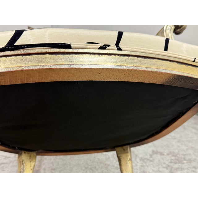French Neoclassical Circa 1930's Armchairs, Pair For Sale - Image 12 of 12