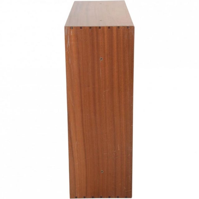 Mogens Koch bookcase made of lacquered mahogany. The bookcase is from the 1980s and appears in good condition but with...