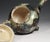 Mid 18th Century Whieldon-Type Creamware Tortoiseshell Teapot With Grape Vine Relief and Crabstock Handle, Staffordshire For Sale - Image 14 of 14