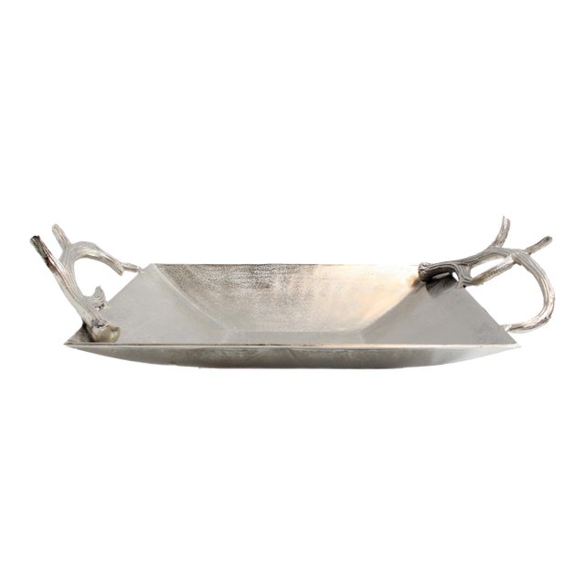 Rustic Farm House Antler Platter For Sale