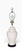 Late 20th Century Asian Modern White Ceramic Ginger Jar Form Table Lamp For Sale In New York - Image 6 of 6