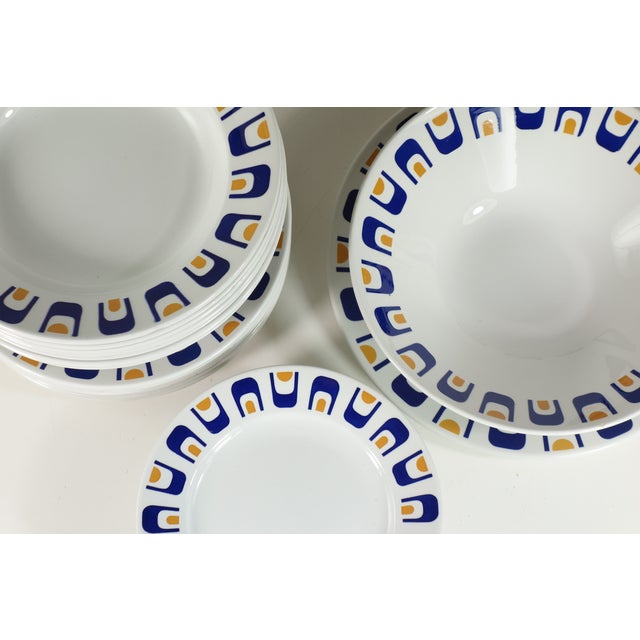 Italian Ceramic Plates by Antonia Campi for Laveno, 1960s, Set of 26 For Sale - Image 6 of 9