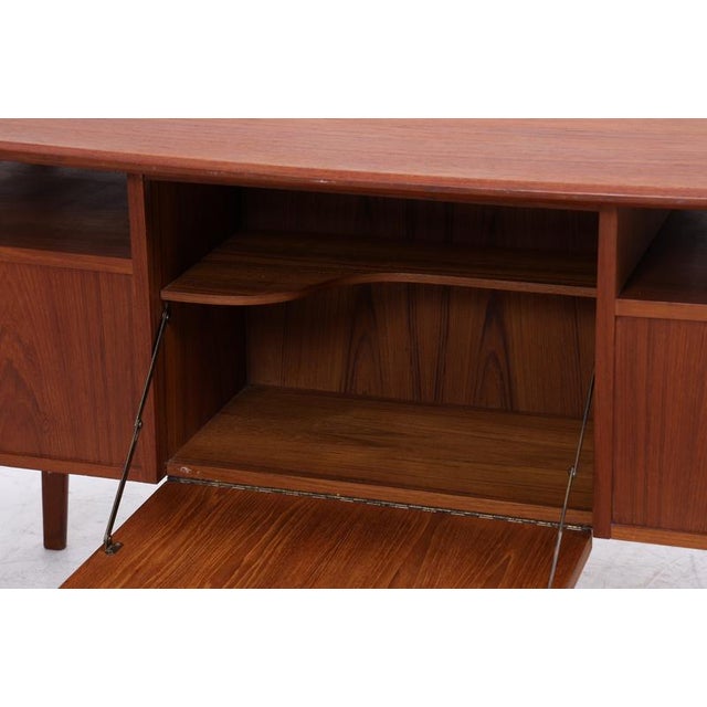Vintage Teak Desk by Gunner Nielsen for Tibergaard, 1960s For Sale - Image 13 of 18