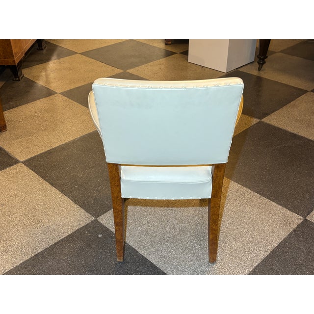 Art Deco Dining Table and Chairs in Birds-Eye Maple, 1920s, Set of 9 For Sale - Image 9 of 13