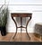 1930s Vintage Italian Round Walnut Side Table, 1930s For Sale - Image 5 of 9