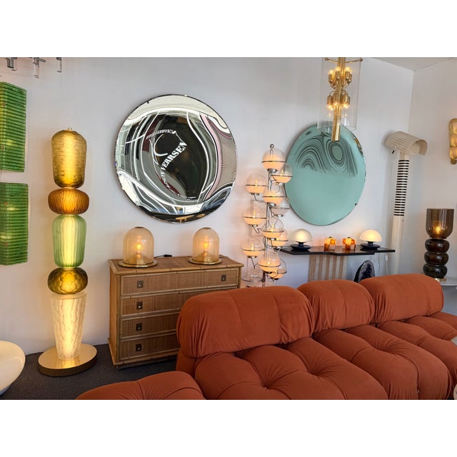 2020s Large Contemporary Totem Murano Glass Floor Lamp by Studio Ad, Italy For Sale - Image 5 of 14