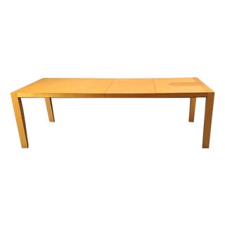 Extendable Dining Table attributed to Chi Wing Lo for Giorgetti, Italy, 1990 For Sale