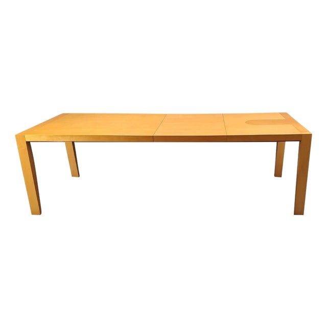 Extendable Dining Table attributed to Chi Wing Lo for Giorgetti, Italy, 1990 For Sale